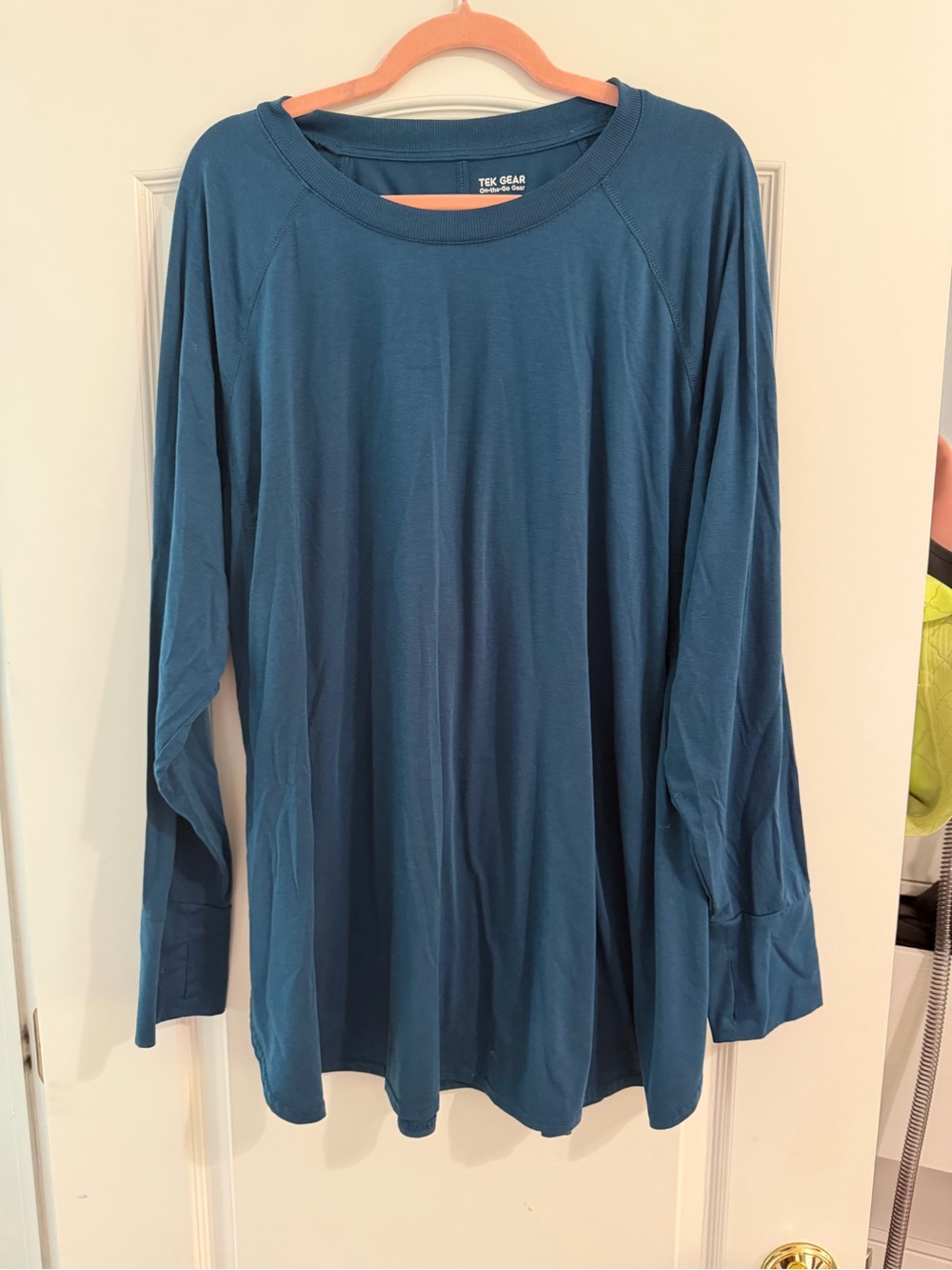 Tek Gear Women's Long Sleeve Crew Top - Teal